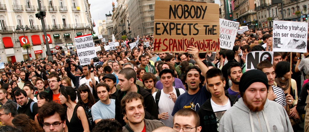 Manifestation en Espagne, mai 2011